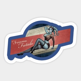 Femme Fatale Sticker